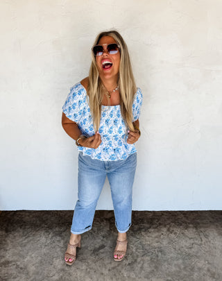 Blakeley Essie Floral Smocked Top