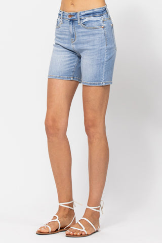 Judy Blue High Waist Mid Denim Short 15220