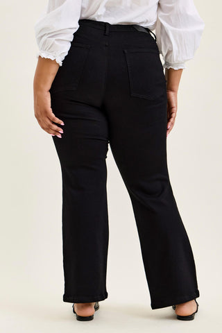 Judy Blue High Waist Tummy Control Black Bootcut Denim Jeans 881184