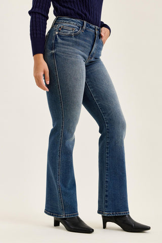 Judy Blue Mid Rise Daisy Dusk Rider Bootcut Denim Jeans 82751