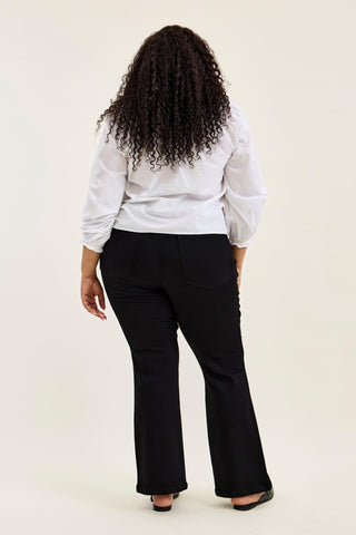 Judy Blue High Waist Tummy Control Black Bootcut Denim Jeans 881184