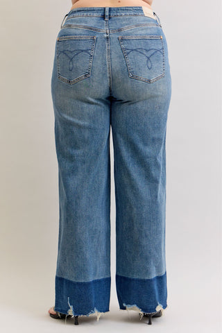 Judy Blue High Waist Column Straight Denim Jeans 881043