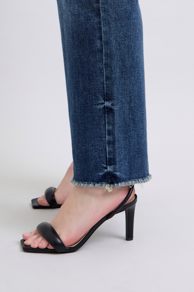 Judy Blue Mid Rise Wide Leg w/ Tint Denim Jeans 82640-Jeans-Sunshine and Wine Boutique