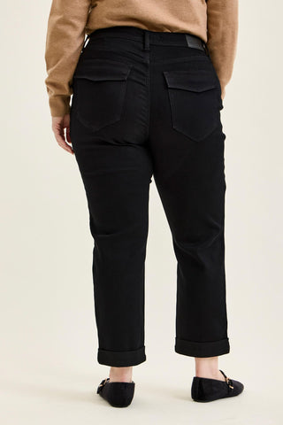 Judy Blue High Waist Black Aurora Weekender Denim Jeans 881217