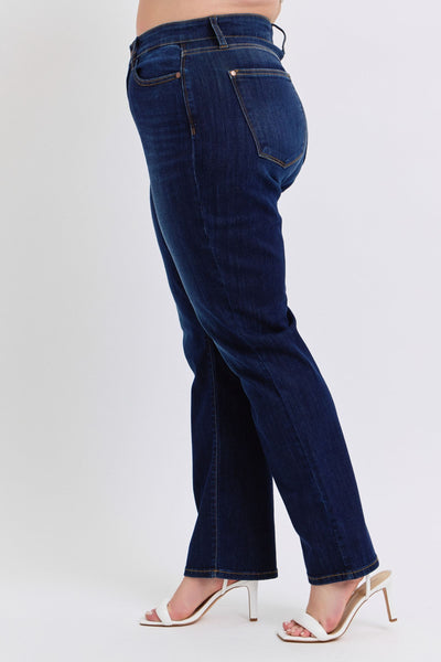 Judy Blue High Waist Straight Denim Jeans 82627-Jeans-Sunshine and Wine Boutique