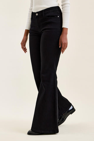 Judy Blue Low Rise Black Jaqueline Flare Denim Jeans 881181