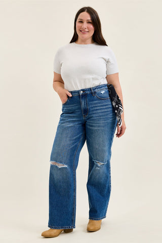 Judy Blue High Waist Brenda Rigid Magic 90's Straight Denim Jeans 881190