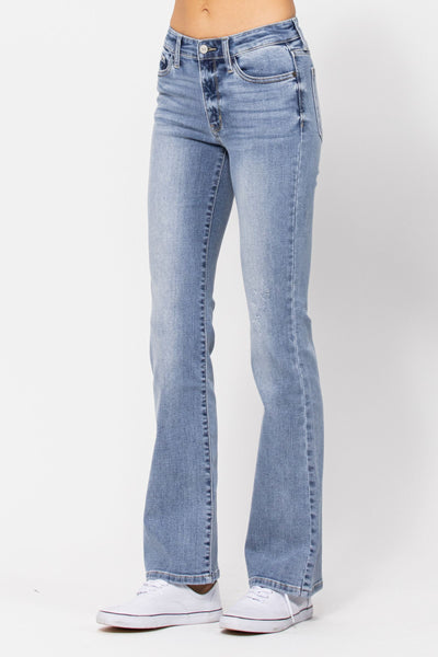 Judy Blue Mid Rise Bootcut Denim 82337-Jeans-Sunshine and Wine Boutique