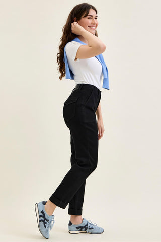 Judy Blue High Waist Black Aurora Weekender Denim Jeans 881217