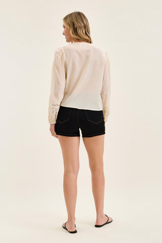 Judy Blue High Waist Star Studded Slim Denim Short 150389