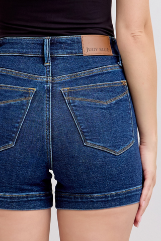 Judy Blue High Waist Tummy Control Denim Short 150333