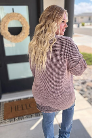 Contrast Trim Knit Cardigan in Four Colors