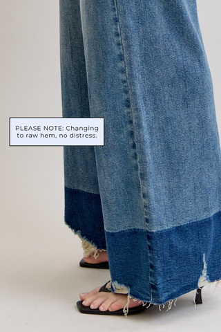 Judy Blue High Waist Column Straight Denim Jeans 881043