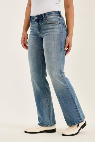 Judy Blue Low Rise Daisy Genie Blue Bootcut Denim Jeans 82747