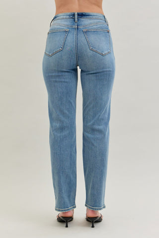 Judy Blue High Waist Straight Denim Jeans 8602