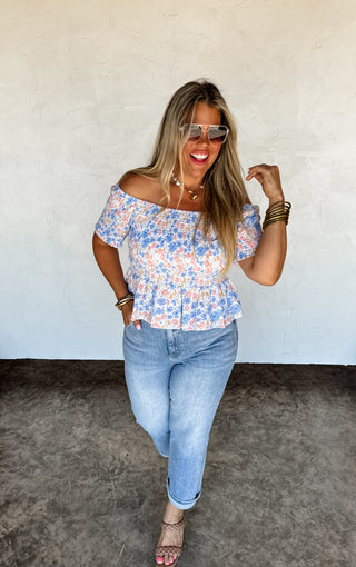 Blakeley Essie Floral Smocked Top