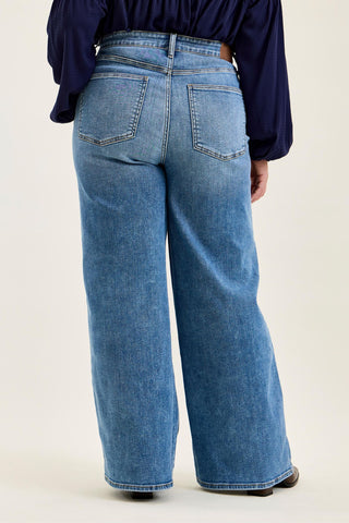 Judy Blue High Waist Column Straight Denim Jeans 82737