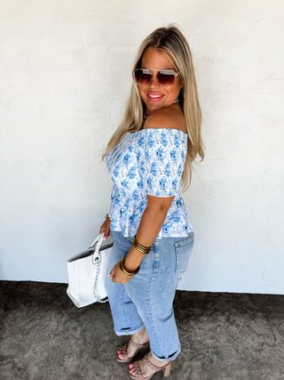 Blakeley Essie Floral Smocked Top