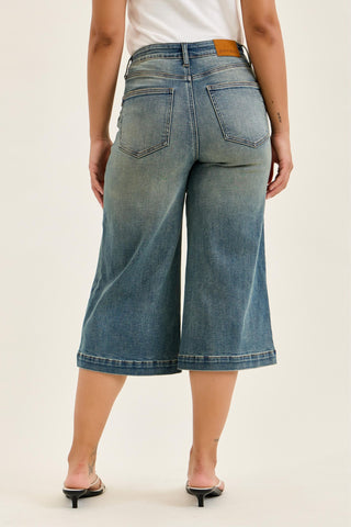 Judy Blue High Waist Marian Culotte Denim Jeans 881143