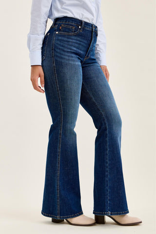Judy Blue High Waist Tummy Control Charlotte Flare Denim Jeans 881188