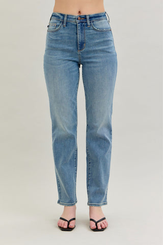 Judy Blue High Waist Straight Denim Jeans 8602