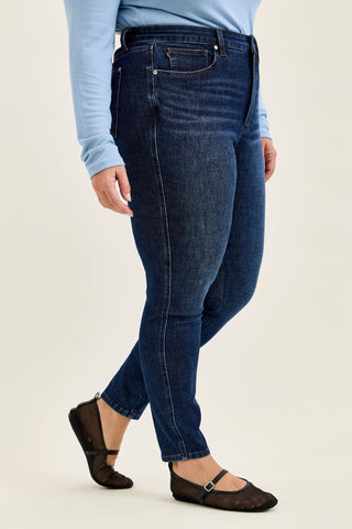 Judy Blue High Waist Tummy Control Sienna Bandana Skinny Denim Jeans 881156