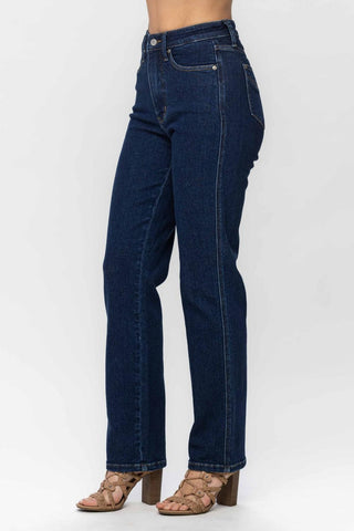 Judy Blue High Waist "Tummy Control" Classic Straight Denim Jeans 88575
