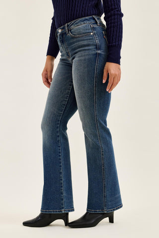 Judy Blue Mid Rise Daisy Dusk Rider Bootcut Denim Jeans 82751