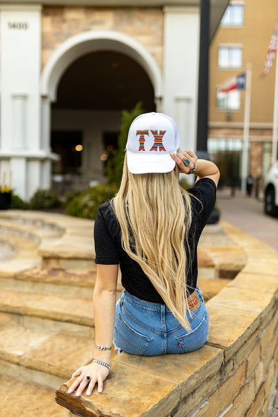 Texas True Threads Serape State Custom Foam Trucker Cap - Exclusive-Hats-Sunshine and Wine Boutique