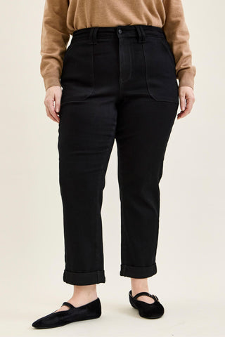 Judy Blue High Waist Black Aurora Weekender Denim Jeans 881217