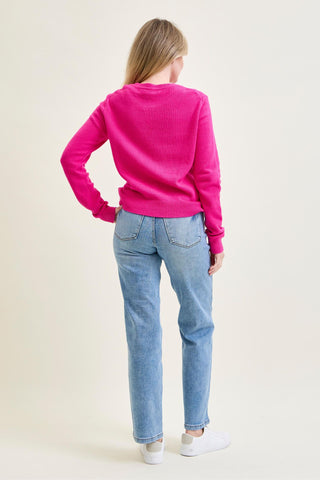 Judy Blue Mid Rise Tummy Control Vintage Wash Straight Denim Jeans 88943