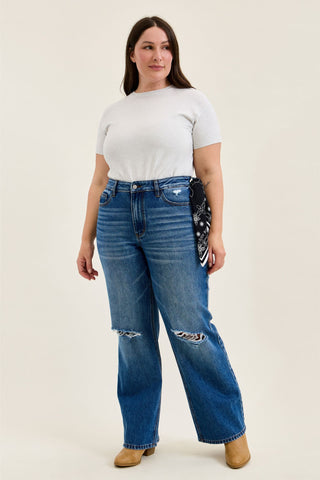 Judy Blue High Waist Brenda Rigid Magic 90's Straight Denim Jeans 881190