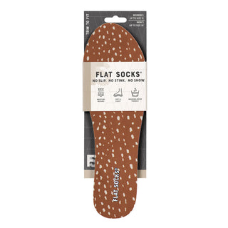 Flat Socks Micro Plush Fawn-Tastic