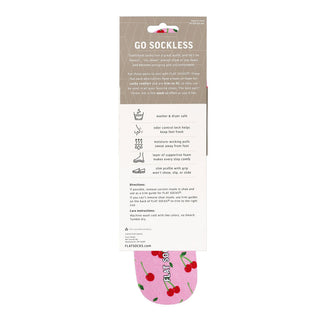 Flat Socks Micro Plush Cherry Darling