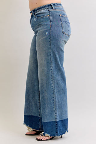 Judy Blue High Waist Column Straight Denim Jeans 881043