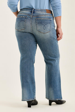 Judy Blue Low Rise Daisy Genie Blue Bootcut Denim Jeans 82747