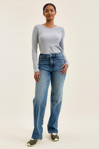 Judy Blue High Waist Kimberly Rigid Magic Straight Denim Jeans 881185