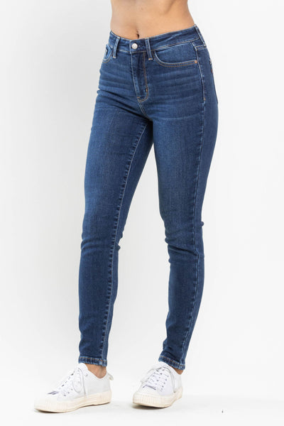 Judy Blue High Waist Thermal Skinny Denim 82585-Jeans-Sunshine and Wine Boutique
