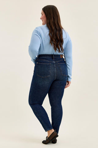 Judy Blue High Waist Tummy Control Sienna Bandana Skinny Denim Jeans 881156