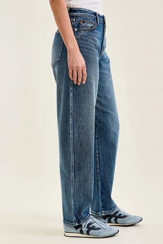 Judy Blue High Waist R.m. "Marlow" Arc Dk Time Weathered Indigo Jeans