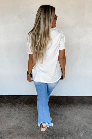 Joey Washed Cotton Boyfriend Tee