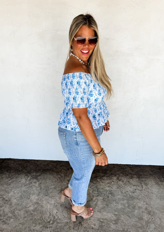 Blakeley Essie Floral Smocked Top