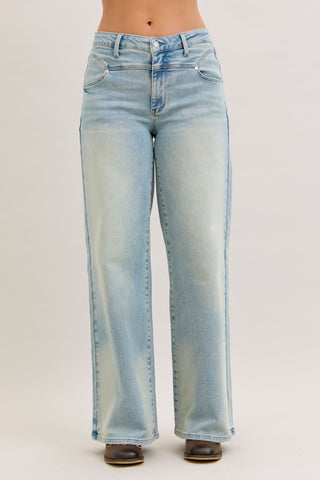 Judy Blue High Waist Column Straight Denim Jeans 881044