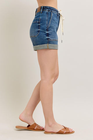 Judy Blue High Waist Jogger Denim Short 150343