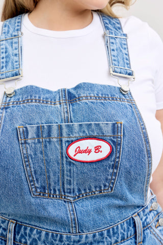 Judy Blue High Waist Rigid Magic Column Overall Denim Jeans 881111