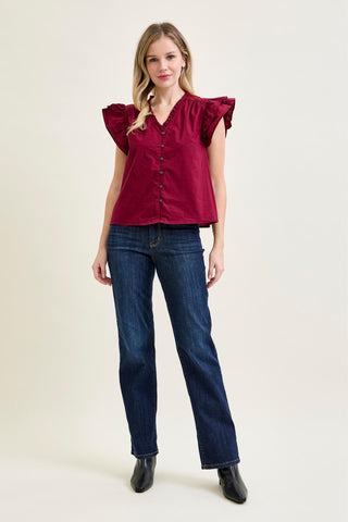 Judy Blue High Waist Straight Denim Jeans 82627