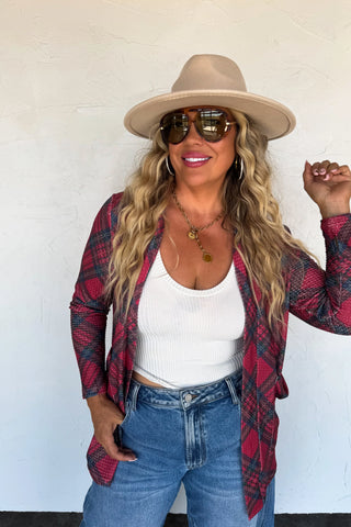 Blakeley Plaid Lola Cardigans