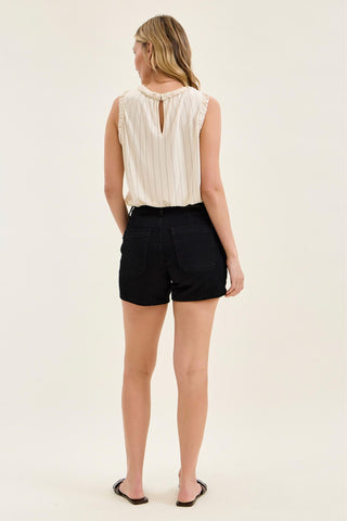 Judy Blue High Waist Trouser Denim Short 150386