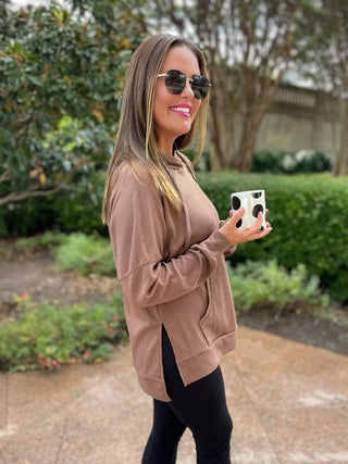 One Eleven North Best Selling Touch Of Fall Thermal Hoodie in Five Colors