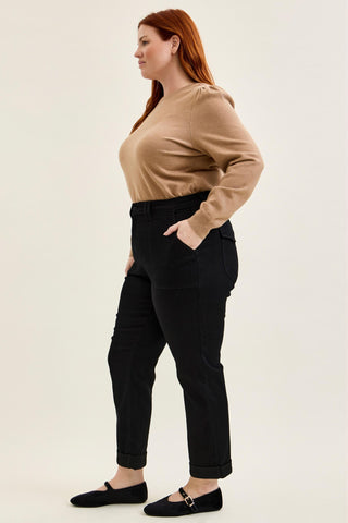 Judy Blue High Waist Black Aurora Weekender Denim Jeans 881217